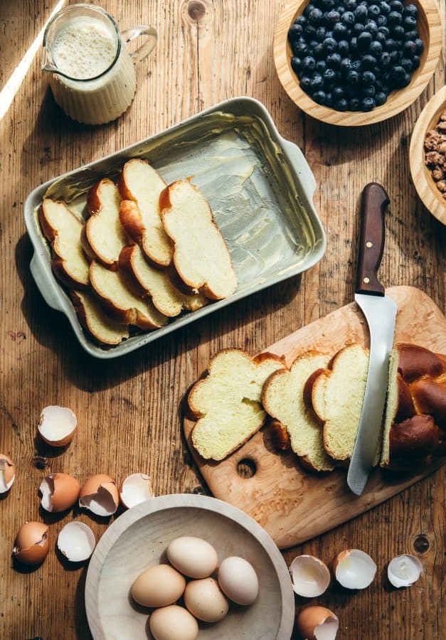 Blueberry French Toast Breakfast Bake