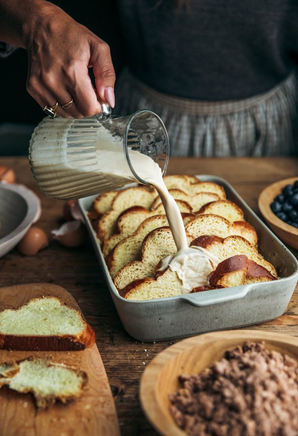 Blueberry French Toast Breakfast Bake