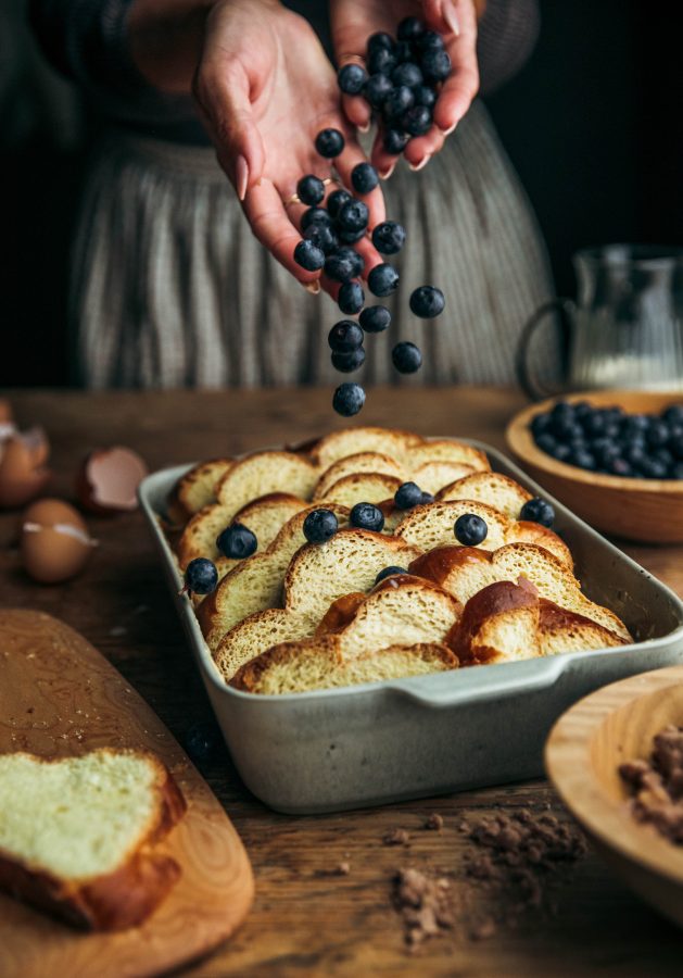Blueberry French Toast Breakfast Bake
