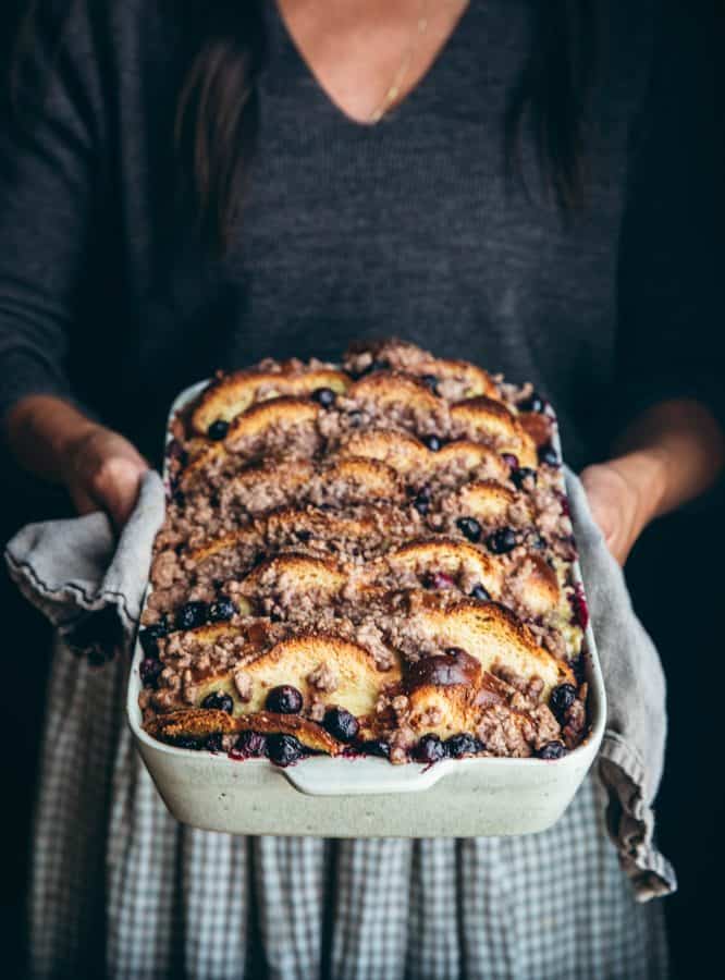 Blueberry French Toast Breakfast Bake