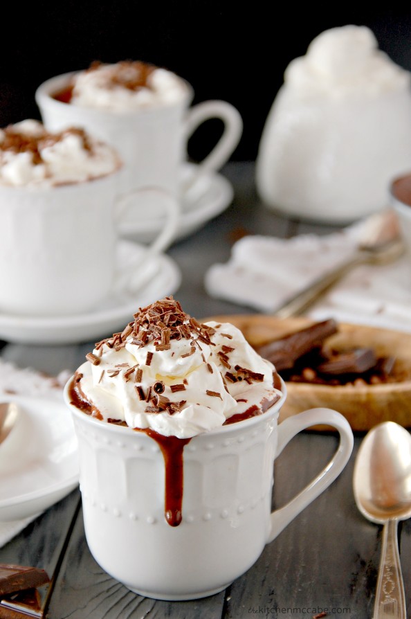 Thick Spiced Italian Hot Chocolate - The Kitchen McCabe