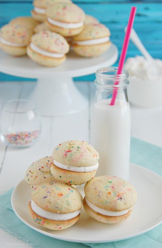 Funfetti Cake Batter Whoopie Pies | thekitchenmccabe.com