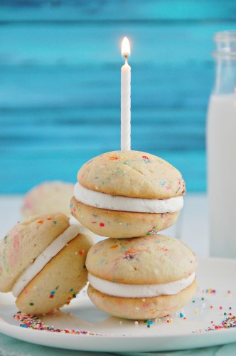 Funfetti Cake Batter Whoopie Pies | thekitchenmccabe.com