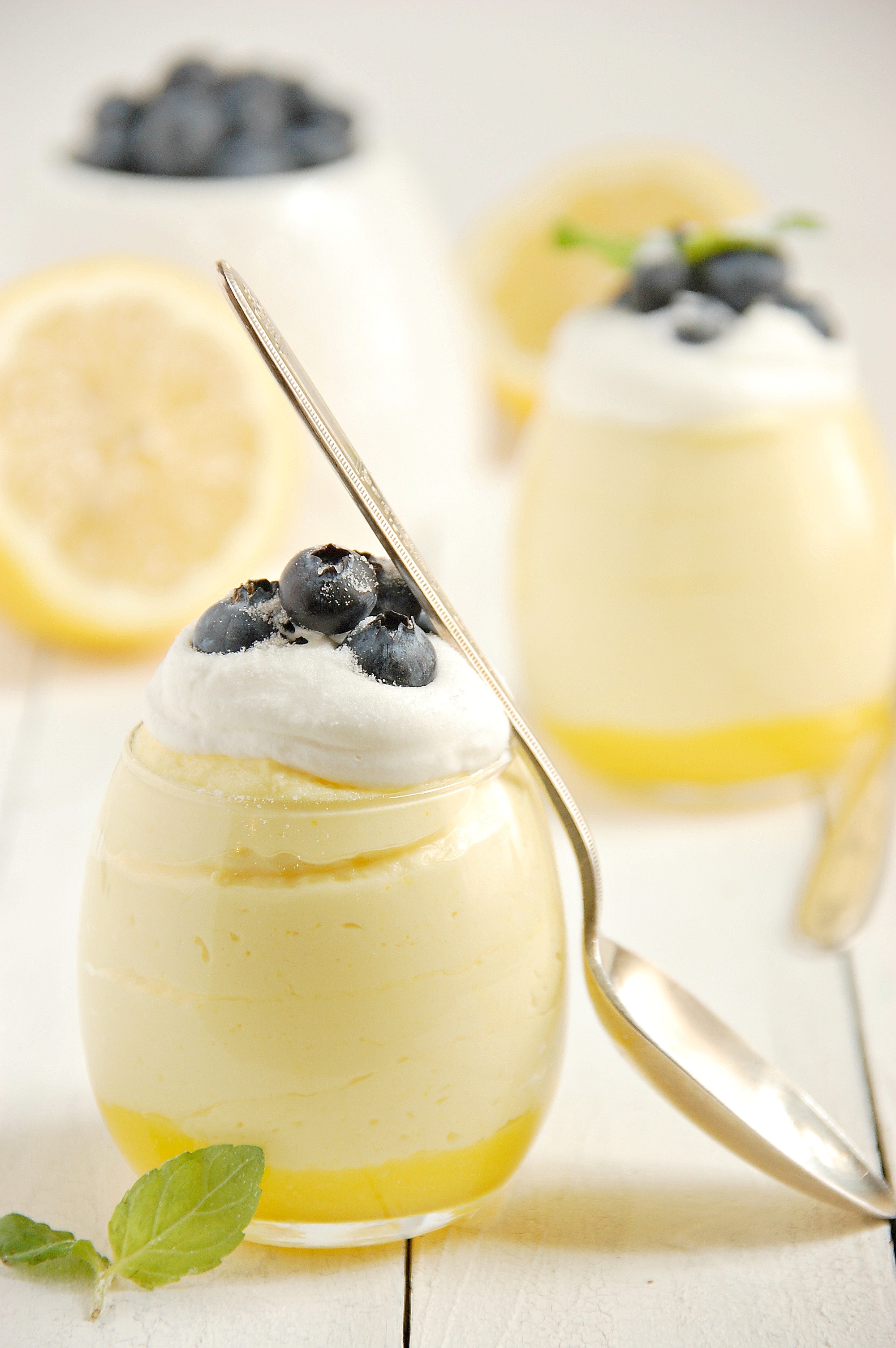 Lemon Curd Mousse with Blueberries 6 The Kitchen McCabe