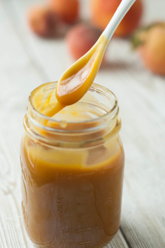 Peach Caramel Sauce | thekitchenmccabe.com