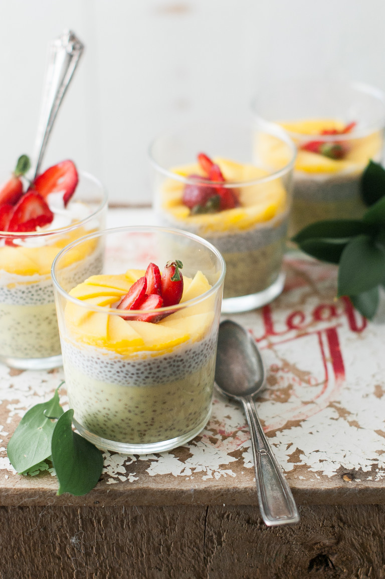 Mango & Coconut Chia Puddings - The Kitchen McCabe