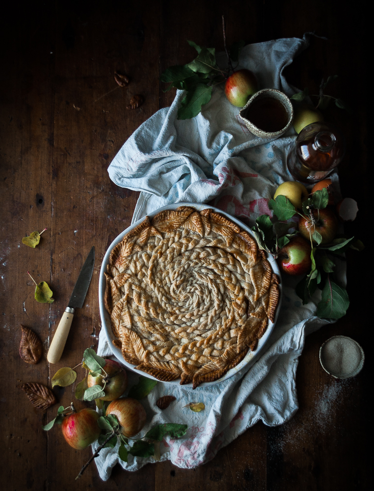 Brown Butter + Maple Caramel Apple Pie - The Kitchen McCabe