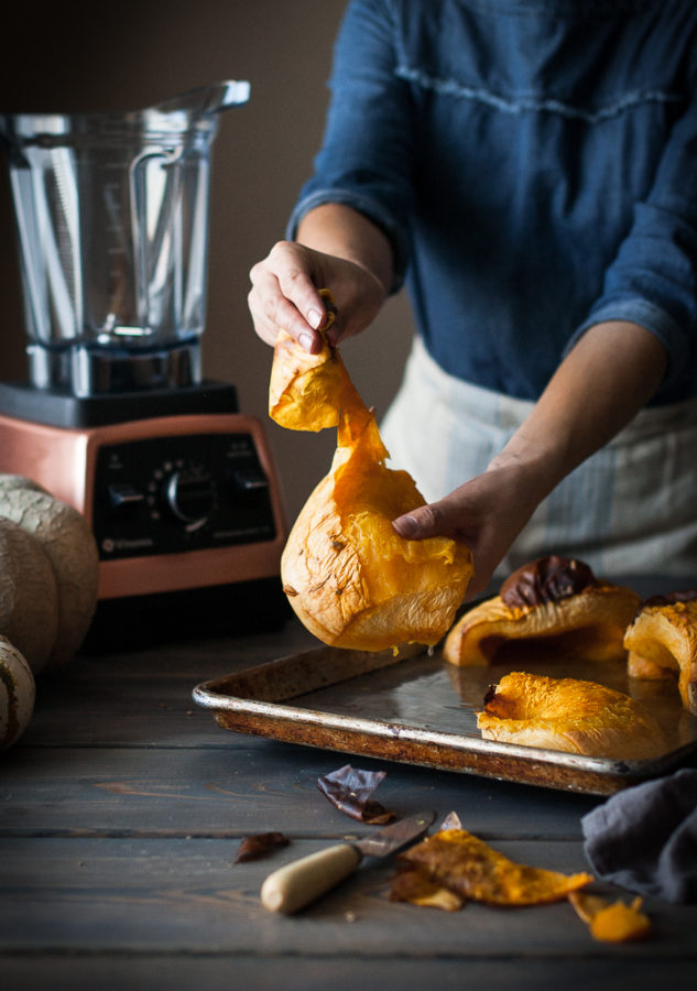 Cómo asar un puré de calabaza