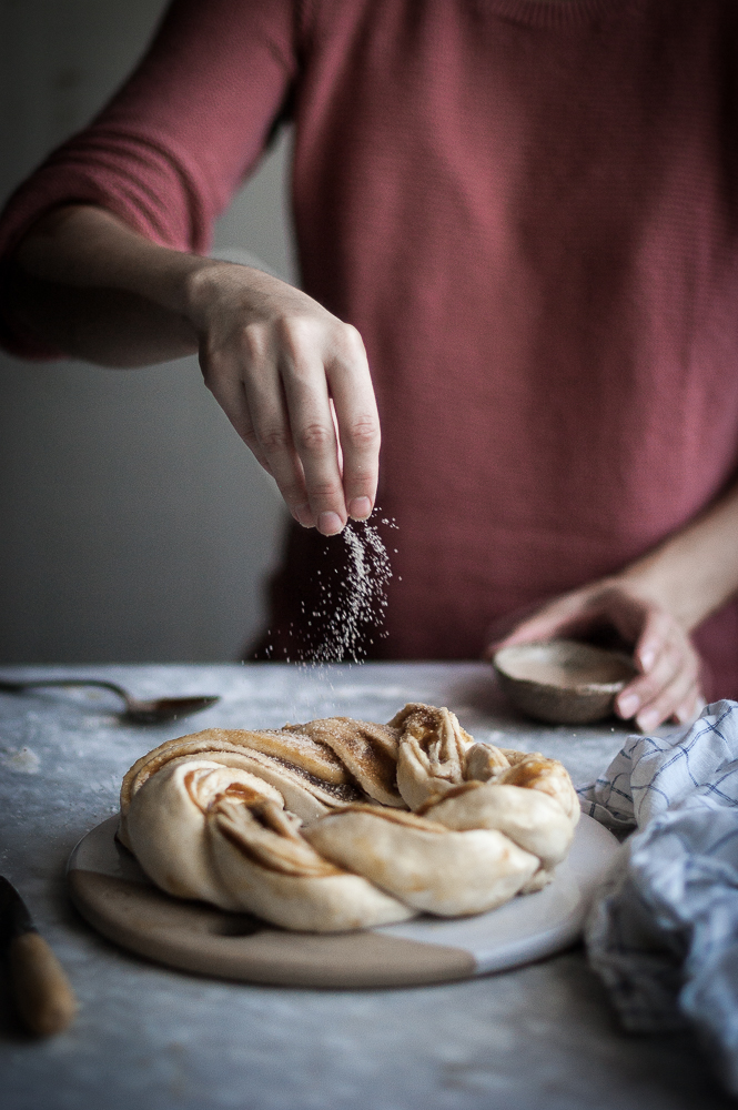 Pumpkin Caramel Puff Pastry Twist - The Kitchen McCabe