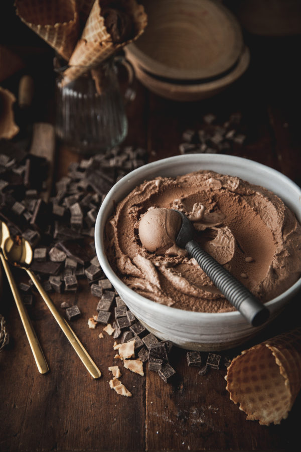 Coconut Milk Chocolate Ice Cream - The Kitchen McCabe