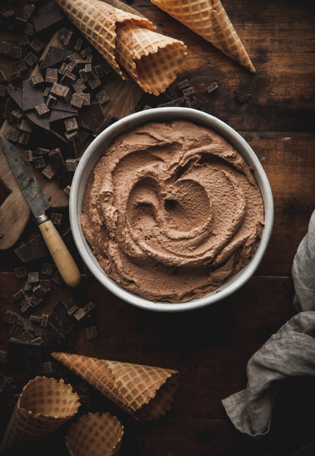 Coconut Milk Chocolate Ice Cream - The Kitchen McCabe
