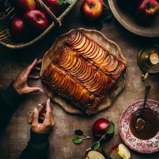 Caramel Apple Upside Down Cake